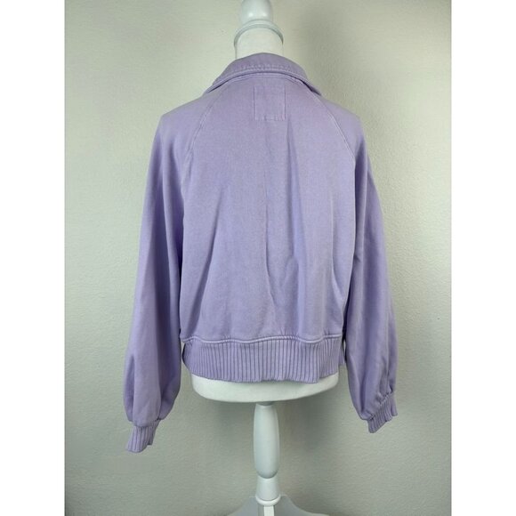 Aerie women's small lavender purple oversized pullover sweatshirt casual - Picture 5 of 8